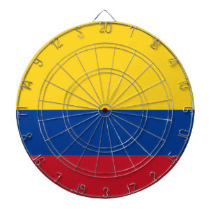 Cible De Fléchettes Drapeau de Colombie