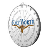 Cible De Fléchettes Drapeau de Fort Worth (Texas) (Devant droit)