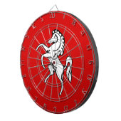 Cible De Fléchettes Drapeau de Kent (Cheval Blanc) (Comté d'Angleterre (Devant droit)