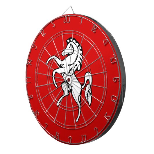 Cible De Fléchettes Drapeau de Kent (Cheval Blanc) (Comté d'Angleterre (Devant droit)