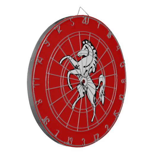 Cible De Fléchettes Drapeau de Kent (Cheval Blanc) (Comté d'Angleterre (Devant gauche)