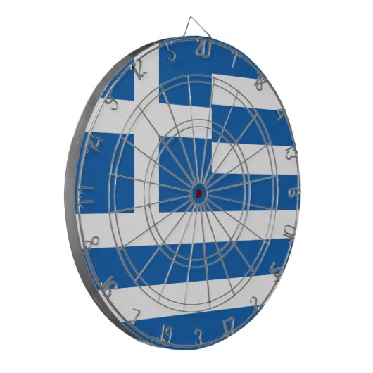 Cible De Fléchettes Drapeau de la Grèce (Devant gauche)