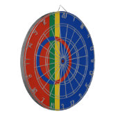 Cible De Fléchettes Drapeau de la Laponie (Noël) (Sami) (Laplander) (Devant gauche)