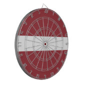 Cible De Fléchettes Drapeau de la Lettonie (Devant gauche)