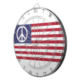 Cible De Fléchettes Drapeau de la paix des États-Unis (Devant droit)