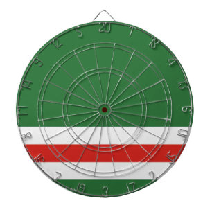 Cible De Fléchettes Drapeau de la République tchétchène d'Ichkeria