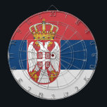Cible De Fléchettes Drapeau de la Serbie<br><div class="desc">Drapeau de la Serbie</div>