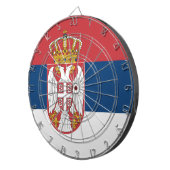 Cible De Fléchettes Drapeau de la Serbie (Devant droit)