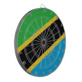Cible De Fléchettes Drapeau de la Tanzanie (Devant gauche)