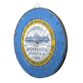 Cible De Fléchettes Drapeau de la ville de Boston (Massachusetts) (Devant droit)