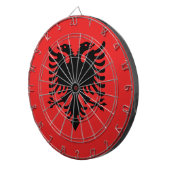 Cible De Fléchettes Drapeau de l'Albanie (Devant droit)