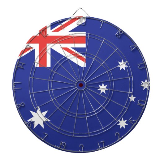 Cible De Fléchettes Drapeau de l'Australie (Devant)