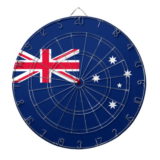 Cible De Fléchettes Drapeau de l'Australie (Devant)