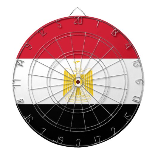 Cible De Fléchettes Drapeau de l'Égypte (Devant)