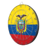 Cible De Fléchettes Drapeau de l'Équateur (Devant droit)