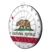 Cible De Fléchettes Drapeau de l'État de Californie (Devant droit)