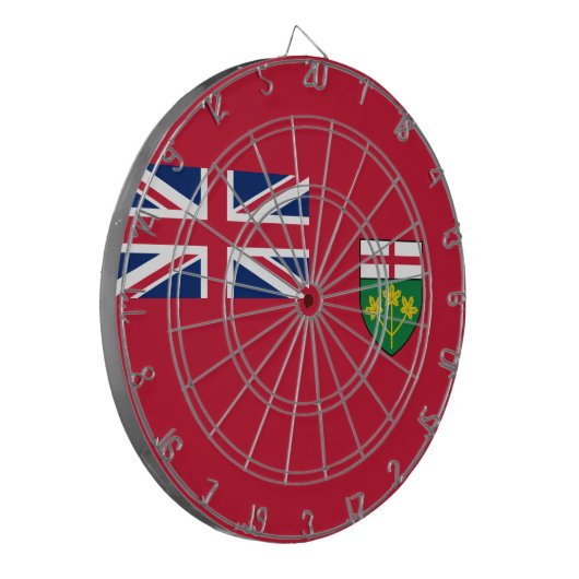 Cible De Fléchettes drapeau de l'Ontario (Devant gauche)