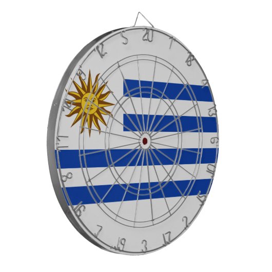 Cible De Fléchettes Drapeau de l'Uruguay (Devant gauche)