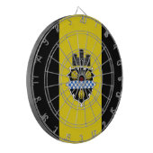 Cible De Fléchettes Drapeau de Pittsburgh, Pennsylvanie Dartboard avec (Devant gauche)
