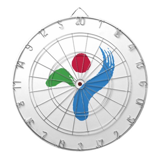 Cible De Fléchettes Drapeau de Séoul (Corée du Sud) (Devant)