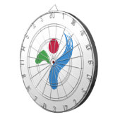 Cible De Fléchettes Drapeau de Séoul (Corée du Sud) (Devant droit)