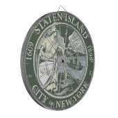 Cible De Fléchettes Drapeau de Staten Island (district de New York) (Devant gauche)