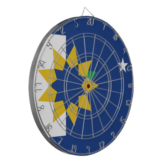 Cible De Fléchettes Drapeau de Topeka, Kansas (Devant gauche)