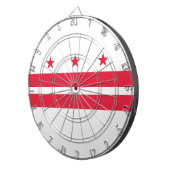 Cible De Fléchettes Drapeau de Washington D.C. (District de Columbia) (Devant droit)