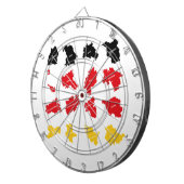 Cible De Fléchettes Drapeau des États allemands (Devant droit)