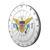 Cible De Fléchettes Drapeau des îles Vierges américaines (Devant droit)