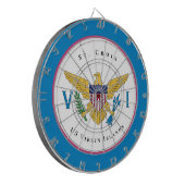 Cible De Fléchettes Drapeau des îles Vierges américaines St. Croix USV (Devant gauche)
