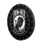 Cible De Fléchettes Drapeau des POW MIA : Soldats disparus de la guerr (Devant droit)