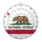 Cible De Fléchettes Drapeau d'État de Californie (Devant)