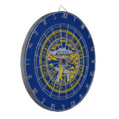 Cible De Fléchettes Drapeau d'État du Nebraska (Devant gauche)