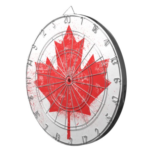 Cible De Fléchettes Drapeau du Canada (Devant droit)