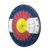 Cible De Fléchettes Drapeau du Colorado (Devant droit)