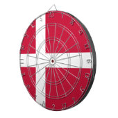 Cible De Fléchettes Drapeau du Danemark (Devant droit)