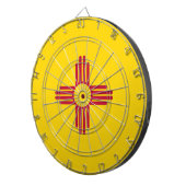 Cible De Fléchettes Drapeau du Nouveau-Mexique (Devant droit)