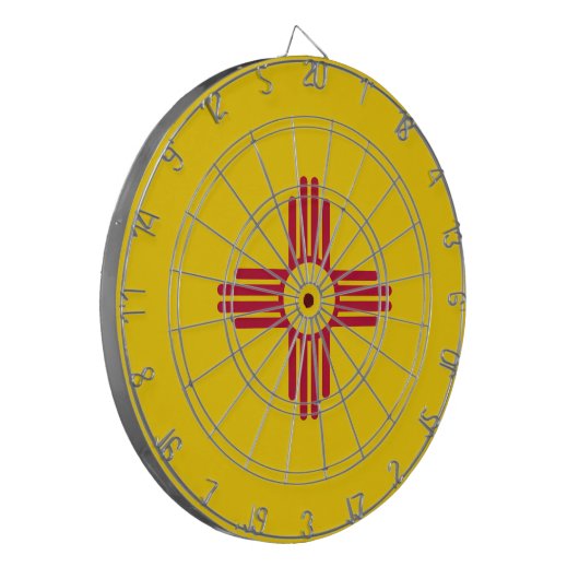 Cible De Fléchettes Drapeau du Nouveau-Mexique (Devant gauche)