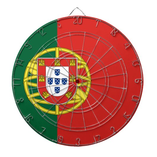 Cible De Fléchettes Drapeau du Portugal (Devant)