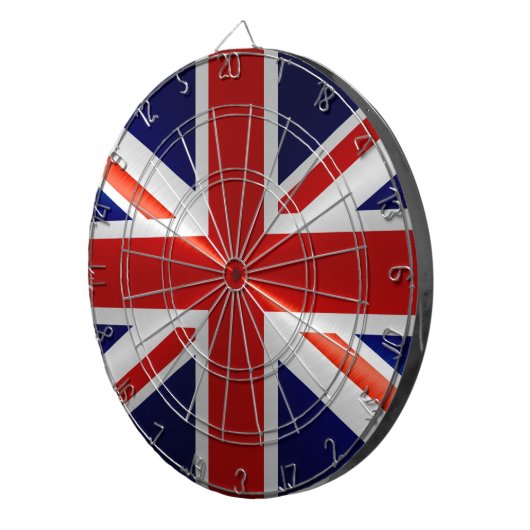 Cible De Fléchettes Drapeau du Royaume-Uni (Devant droit)