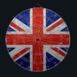 Cible De Fléchettes Drapeau du Royaume-Uni Vintage<br><div class="desc">Drapeau du Royaume-Uni Vintage. Le design est disponible sur d'autres produits.</div>