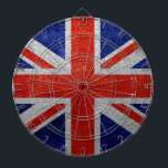 Cible De Fléchettes Drapeau du Royaume-Uni Vintage<br><div class="desc">Drapeau du Royaume-Uni Vintage. Le design est disponible sur d'autres produits.</div>