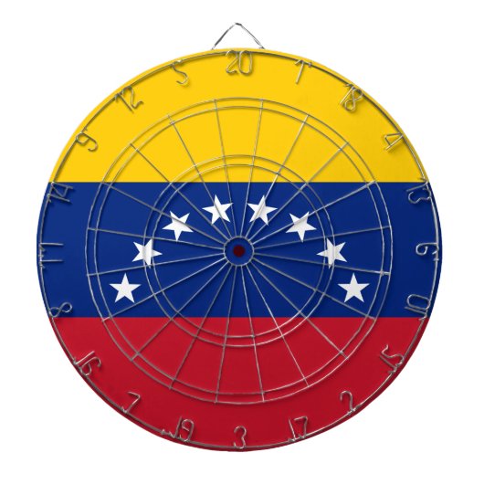 Cible De Fléchettes Drapeau du Venezuela (Devant)
