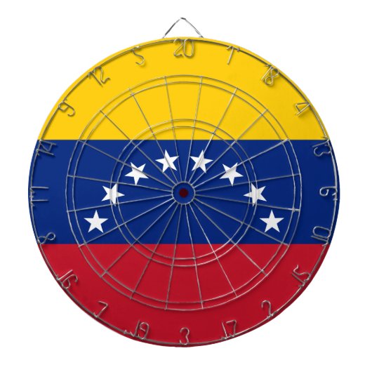Cible De Fléchettes Drapeau du Venezuela (Devant)