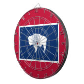 Cible De Fléchettes Drapeau du Wyoming (Devant droit)