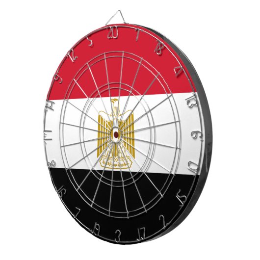 Cible De Fléchettes Drapeau Égypte (Devant droit)