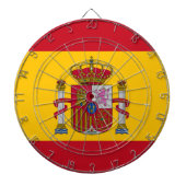 Cible De Fléchettes Drapeau espagnol Dessin & amour Espagne / jeu (Devant)