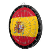 Cible De Fléchettes Drapeau Espagnol Tableau de bord & Espagne / Jeu (Devant droit)