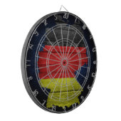 Cible De Fléchettes Drapeau et carte de l'Allemagne (Devant gauche)